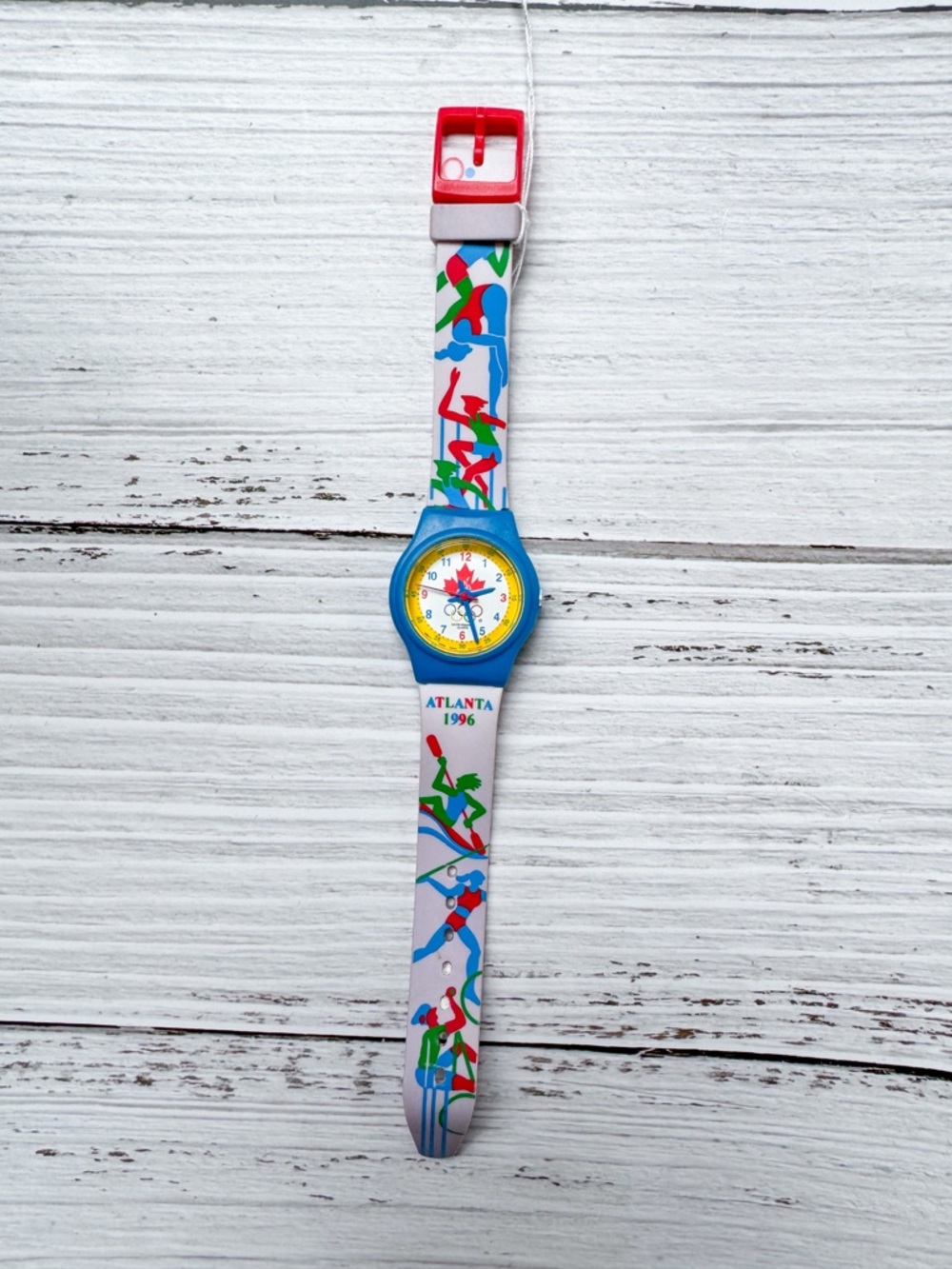 Vintage 1996 Atlanta Olympics McDonald's Watch Team Canada Working